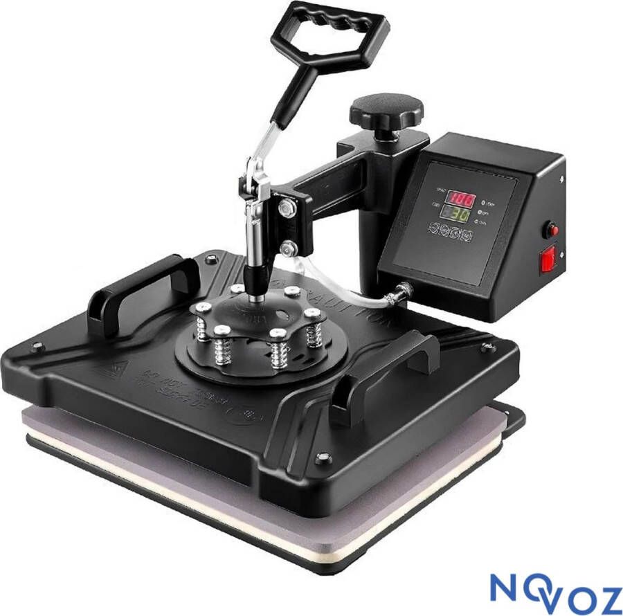 PerfectGear Transferpers Drukmachine Hittepers Drukpers Heat Press Machine Sublimatie Printer 38 x 30 CM