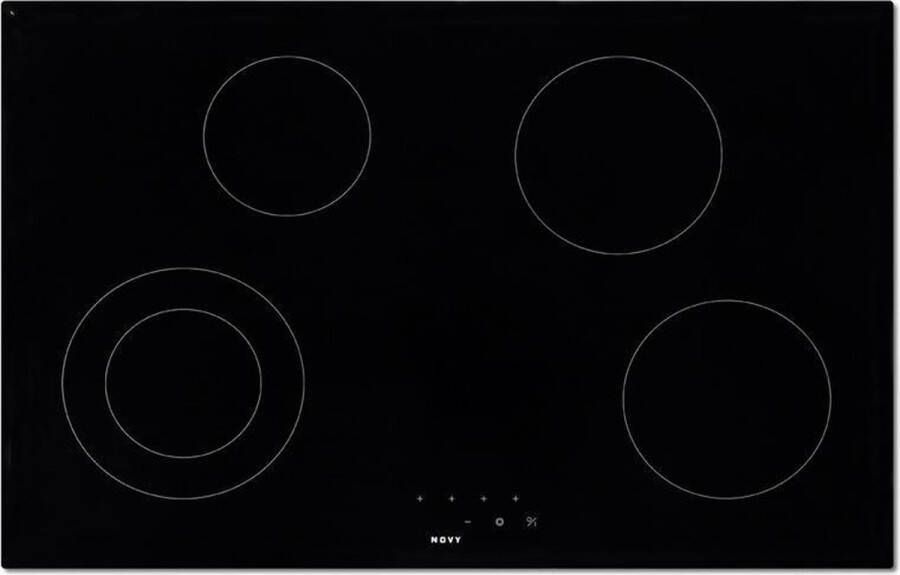 Novy 1119 vitroceramische kooktafel O'Zone Basic Line 78 cm | Vitrokeramische kookplaten | Keuken&Koken Kookplaten | 1119