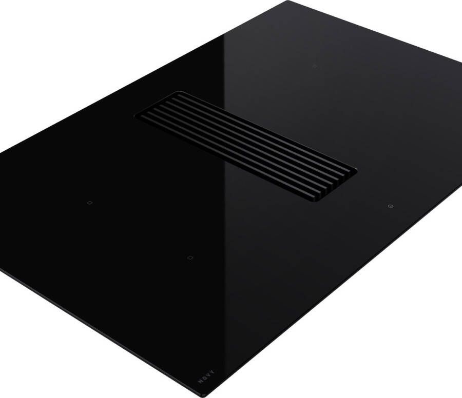 Novy 1861 kookplaat Zwart Ingebouwd 80 cm Inductiekookplaat zones 4 zone(s) Inbouw afzuigkap
