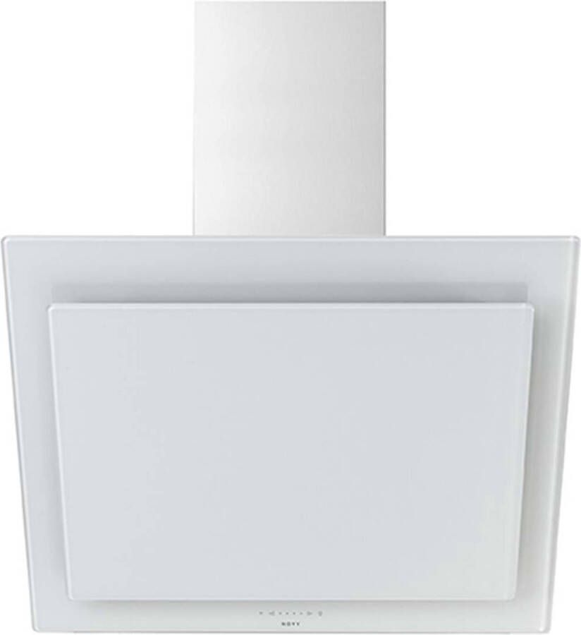 Novy 7851 Wandschouw Afzuigkap 90 cm Wit Glas A+ Energielabel