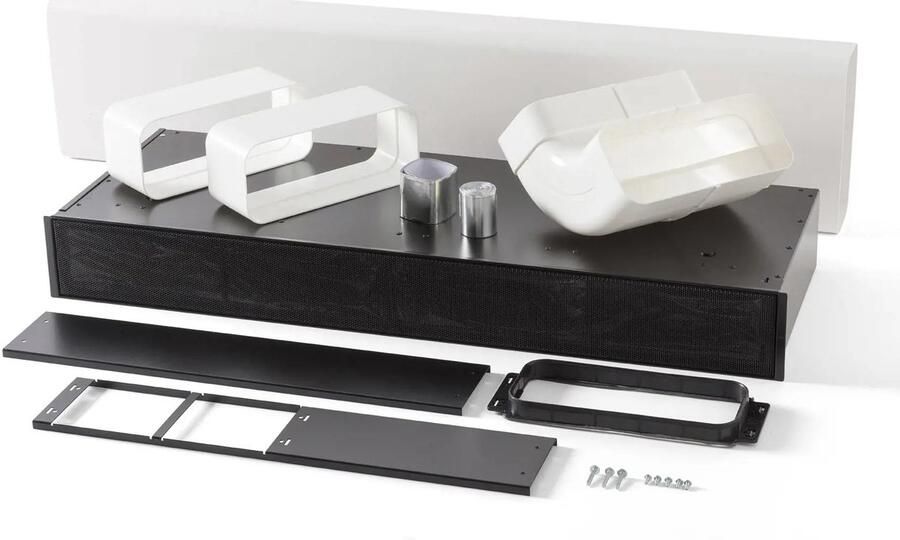 Novy 1811822 Afzuigkap recyclageset Zwart Metallic One Up 818 mm 289 mm