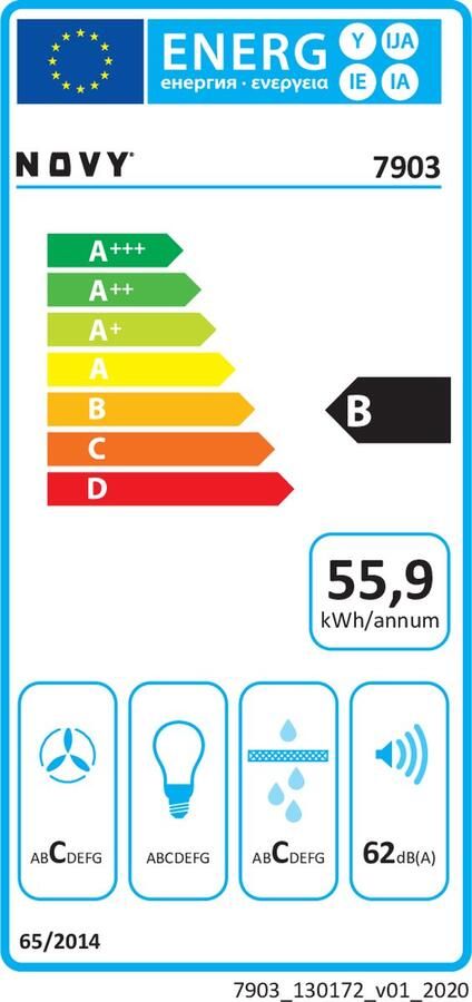 Novy 40006 kookplaat Zwart Ingebouwd 87 cm Inductiekookplaat zones 4 zone(s)