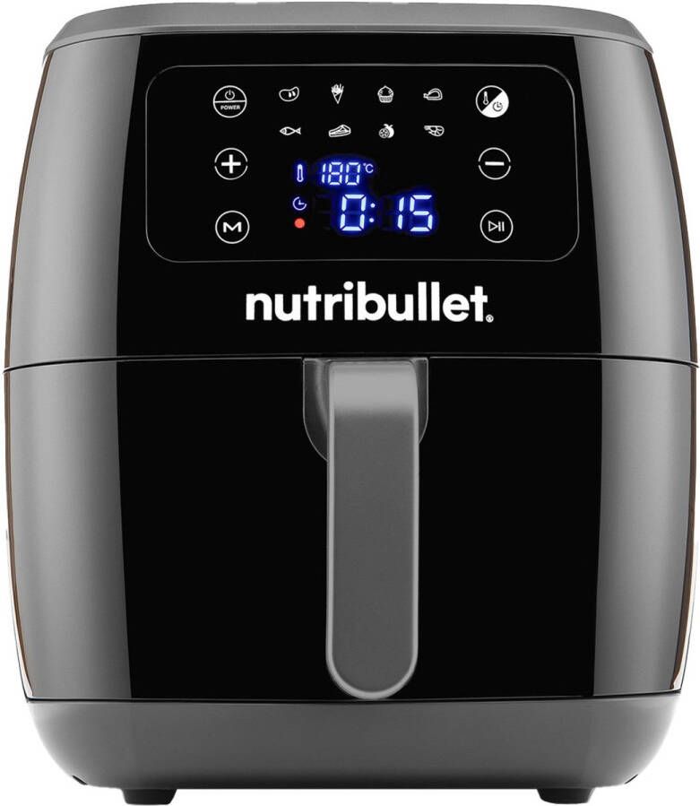 NutriBullet XXL Digital Air Fryer Enkel 7 l Vrijstaand 1800 W Heteluchtfriteuse Zwart - Foto 3