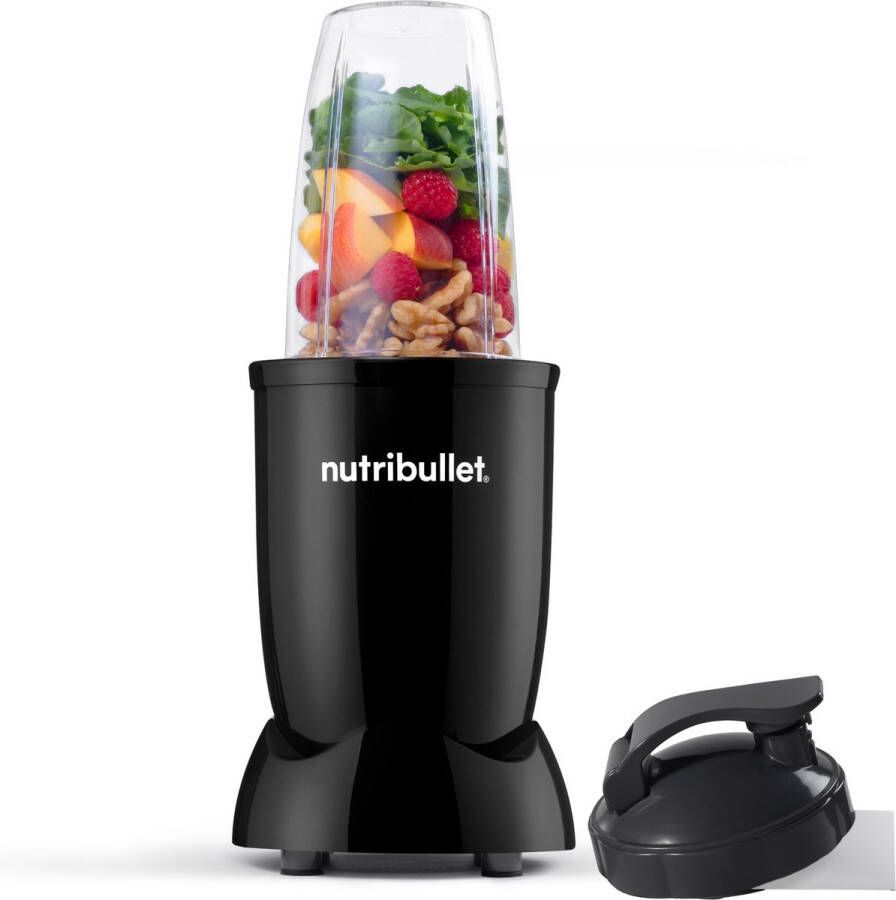 NutriBullet Blender Original 500 Watt Inclusief To-Go Deksel Glossy Zwart