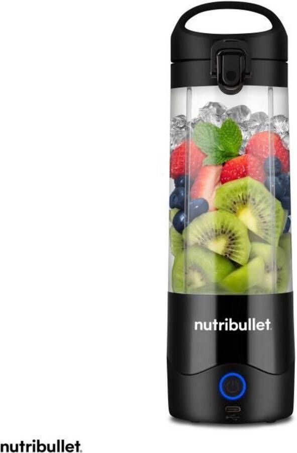 NutriBullet Draagbare blender NBP003B 100 W 0 475 L BPA-vrij Zwart Inclusief één waterfles