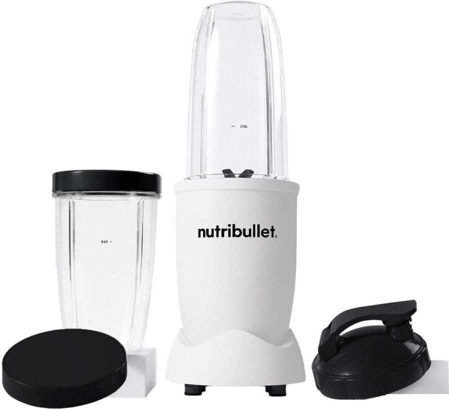 NutriBullet Exclusive Blender 900 Watt Smoothie Maker Incl. To Go Accessoires Wit