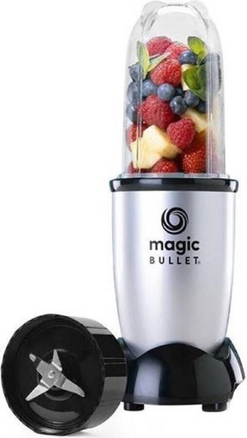 NutriBullet Magic Bullet Compact 4-delig 200 Watt Blender Zilver