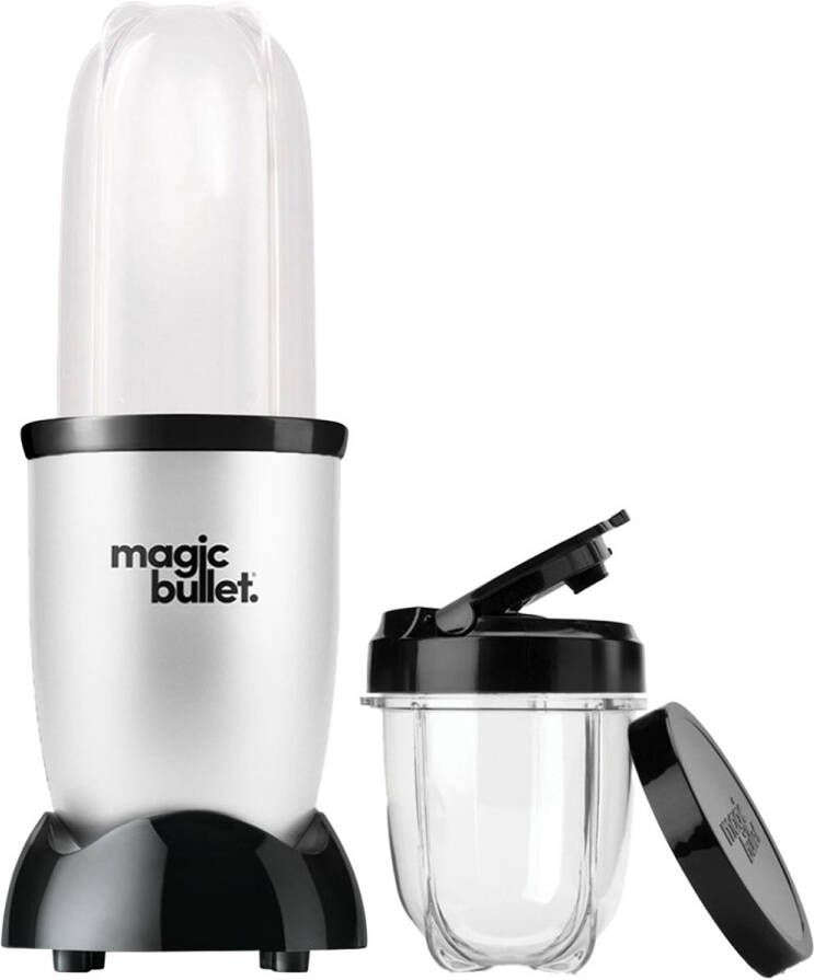NutriBullet Magic Bullet Original Blender Incl. To Go Bekers met Digitaal Receptenboek Zilver - Foto 3