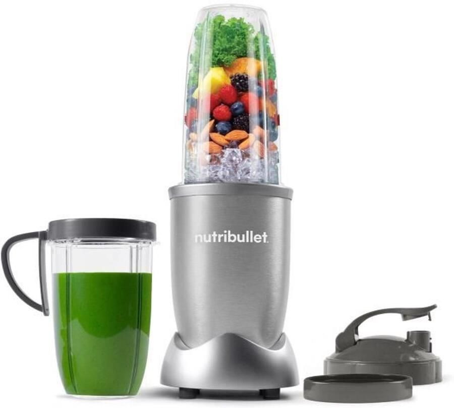 NutriBullet Blender Pro NB907S 900 Watt 2 BPA-vrije zakken Tritan
