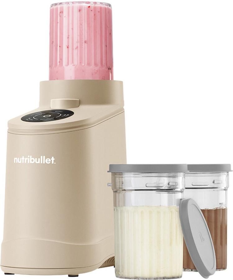 NutriBullet Chill IJsmachine Beige 500W 5 Programma's Roomijs Sorbet Gelato en Frozen Yogurt - Foto 2