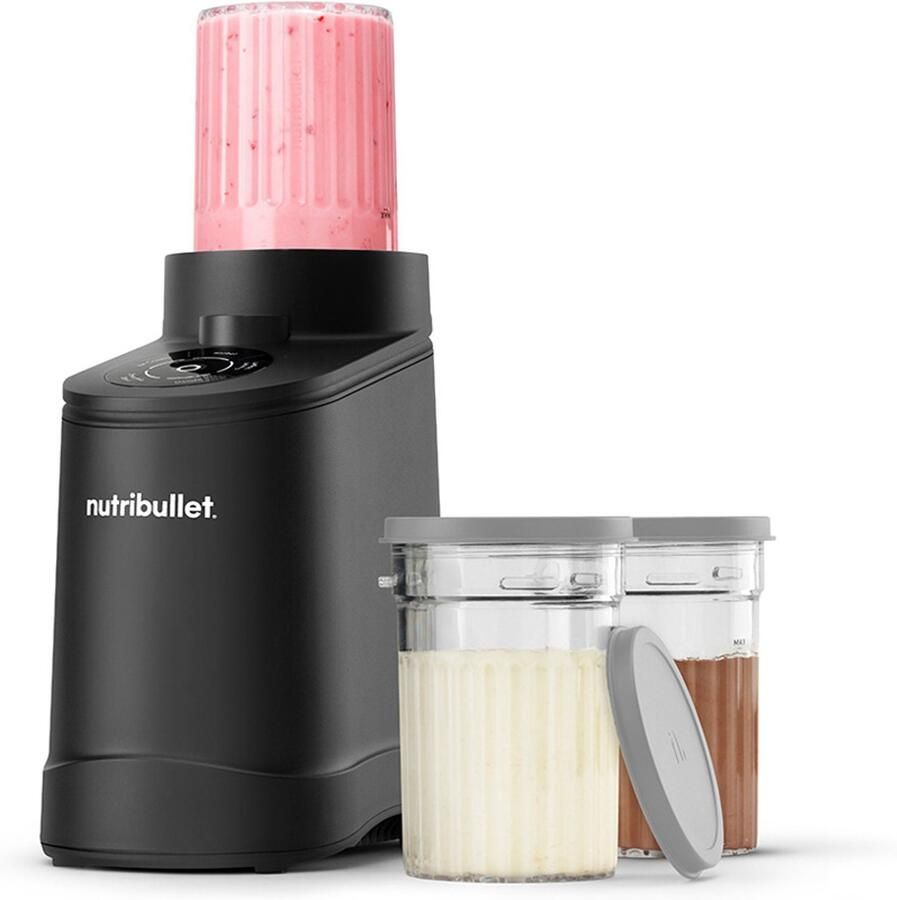 NutriBullet Chill IJsmachine Zwart 500W 5 Programma's Roomijs Sorbet Gelato en Frozen Yogurt Inc. Receptenboek - Foto 3