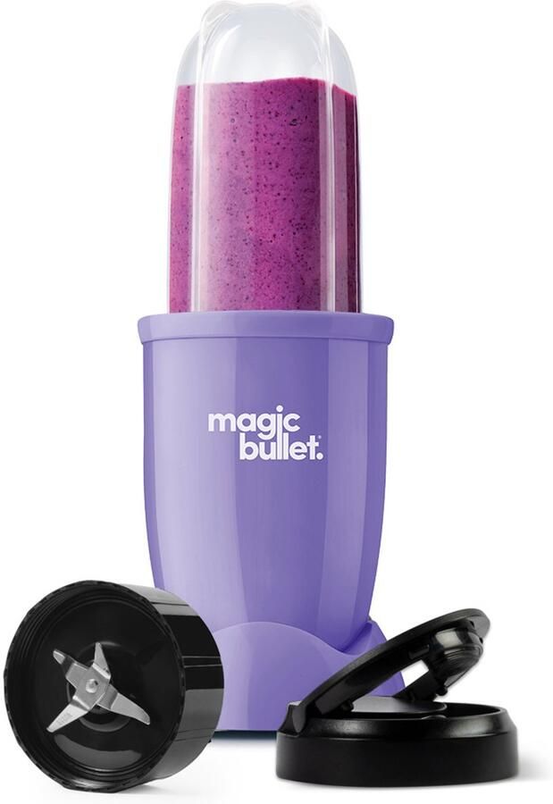 NutriBullet Magic Bullet Color Blender Smoothie Maker Incl. To Go Beker Paars