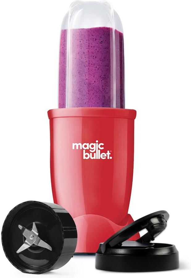 NutriBullet Magic Bullet Color Blender Smoothie Maker Incl. To Go Beker Rood