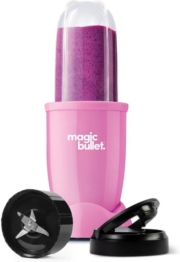 NutriBullet Magic Bullet Color Blender Smoothie Maker Incl. To Go Beker Roze