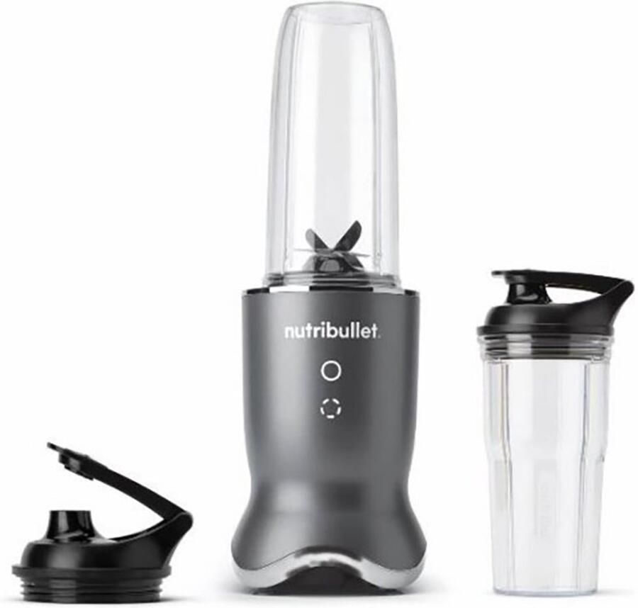 Nutribullet Smoothie-maker Ultra NB1206DGCC 1200W 2 mengbekers (900&700ml) grijs Verlicht bedieningspaneel krachtig en stil 2 to-go deksels - Foto 4