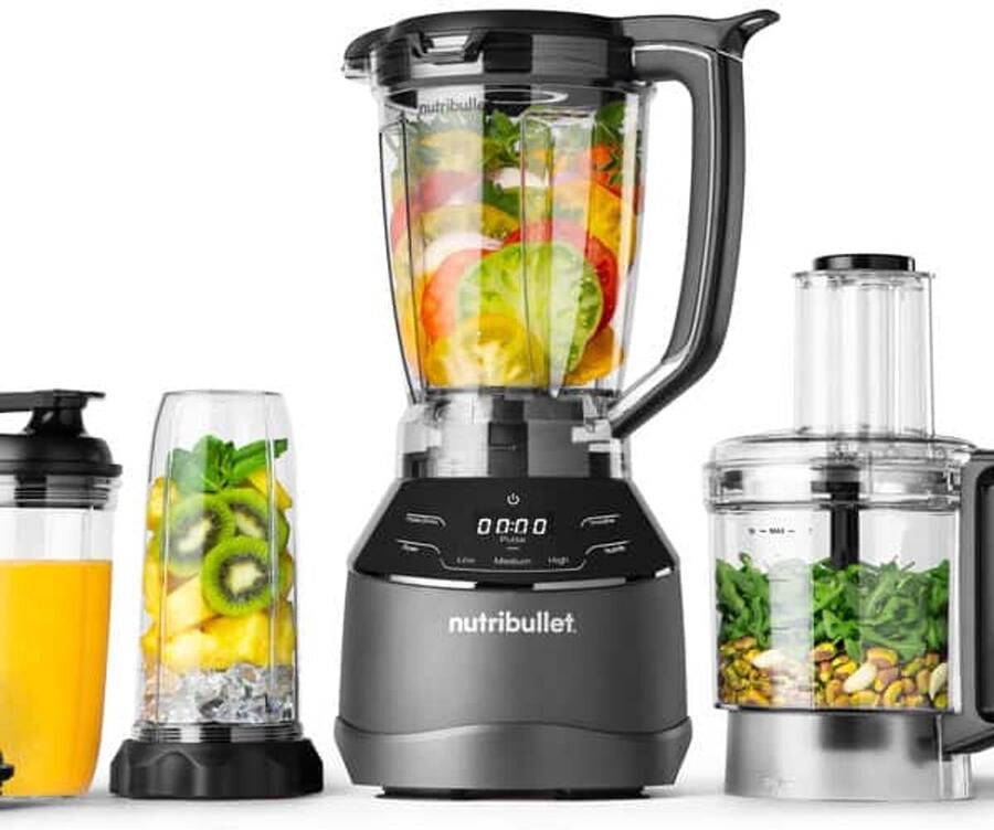 Nutribullet Blender Full Size Blender Combo NBF580B Blender 1200 Watt - Foto 3