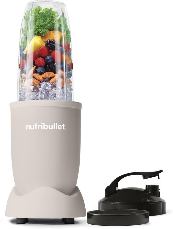 NutriBullet Pro Blender 900 Watt Incl. Mixing Accessoires Incl. 900 ml Tritan Drinkbeker- BPA- en BPS-vrij Linen
