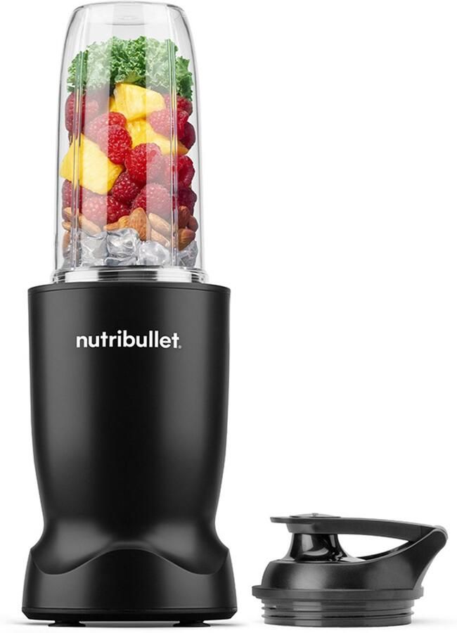 NutriBullet Turbo Blender Krachtige 1000 Watt Motor Incl. To Go Deksel en 700 ml Drinkbeker Zwart