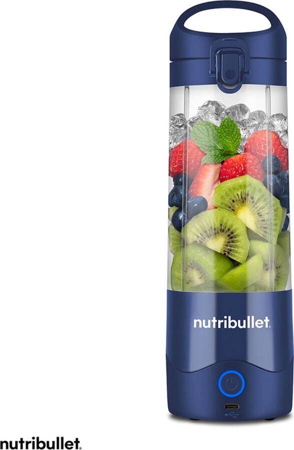 NutriBullet Portable Blender To Go Mini Blender Draadloos Donkerblauw - Foto 1