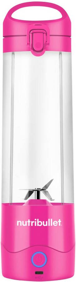 NutriBullet Portable Draagbare Blender To Go Oplaadbare Blender Mini Blender On The Go Draadloos Fel Roze - Foto 2