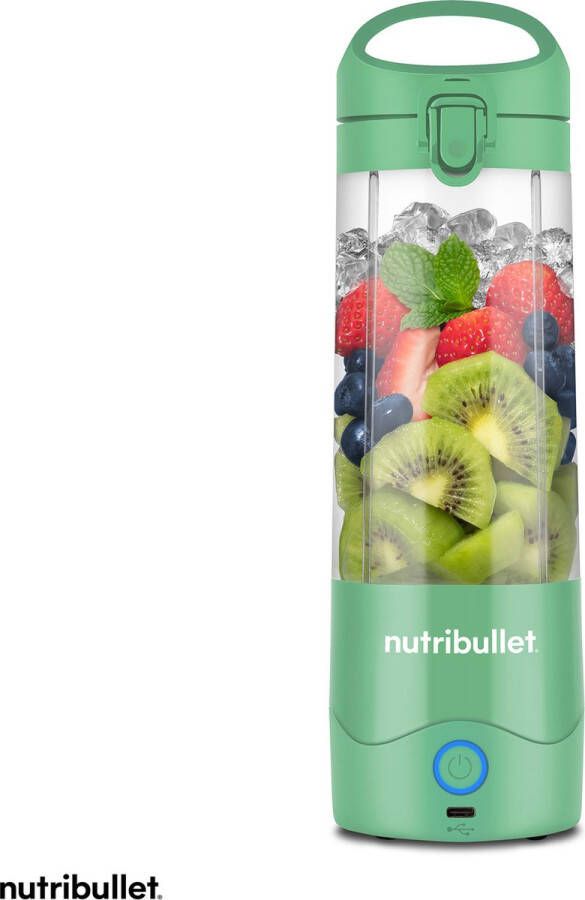 NutriBullet Portable Blender To Go Mini Blender Draadloos Licht Groen