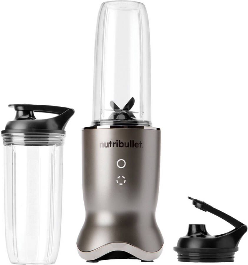 NutriBullet Ultra Blender Verlichte Touch Knoppen Pulse Functie To Go Beker 1200 Watt Stainless Steel
