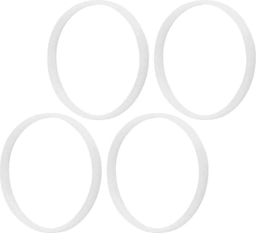 O-Ring Vervanging Rubber Afdichting Set van 4 Stuks Diameter 10 cm Geschikt voor Juicer Lichtgewicht 40 g Afdichtring