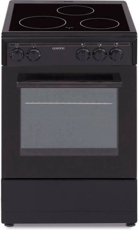 Oceanic CV5050B8 Keramische kookplaat 50 x50 natuurlijke heteluchtoven 48L oven Zwart