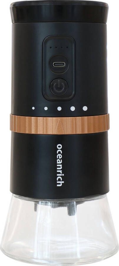 Oceanrich G2 Oplaadbare Elektrische Braam Koffiemolen Zwart