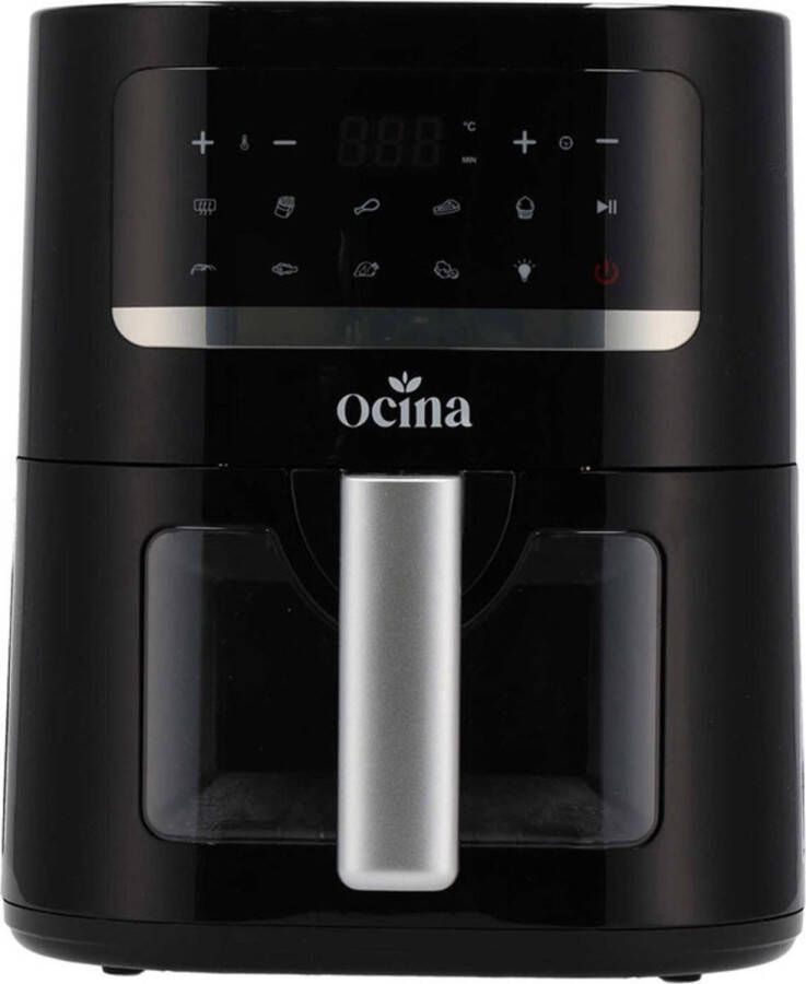 Ocina Airfryer Heteluchtfriteuse 1600W 4 5L Digitaal Display Zwart Black Friday 2023 - Foto 2
