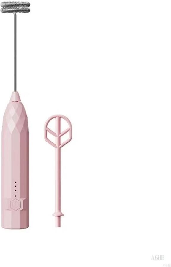 Oemmn Multifunctionele Oplaadbare Handmixer Roze Melkschuimer voor Thuisgebruik