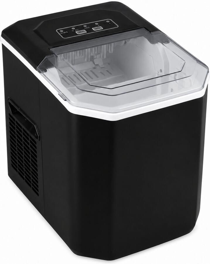 Oliver Voltz IJsblokjesmachine 12KG 24U Compacte Ice Maker 1 3L Waterreservoir Kleine & Grote IJsblokjes Zwart