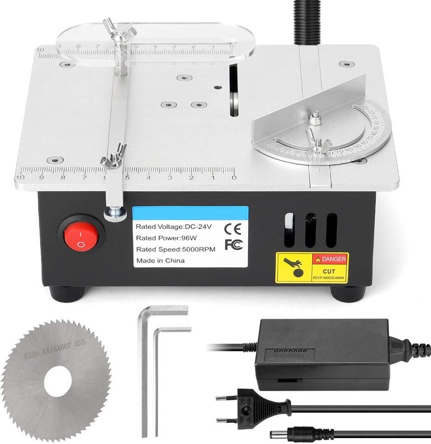 Omabeta Klusgereedschap Serie Desktop Tafelzaag 96W Vermogen 7 Verstelbare Snelheden Precisie Snijden