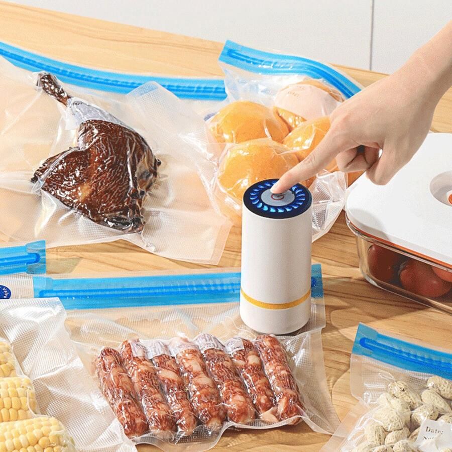 Omabeta Vacumeermachine Vacuum sealer Elektrische vacuümsealer Sealapparaat Wit