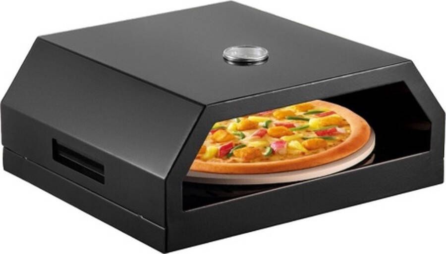 Onderweg online Pizzaoven Professionele Pizza Oven Outdoor Pizzaoven Voor buiten Zwart