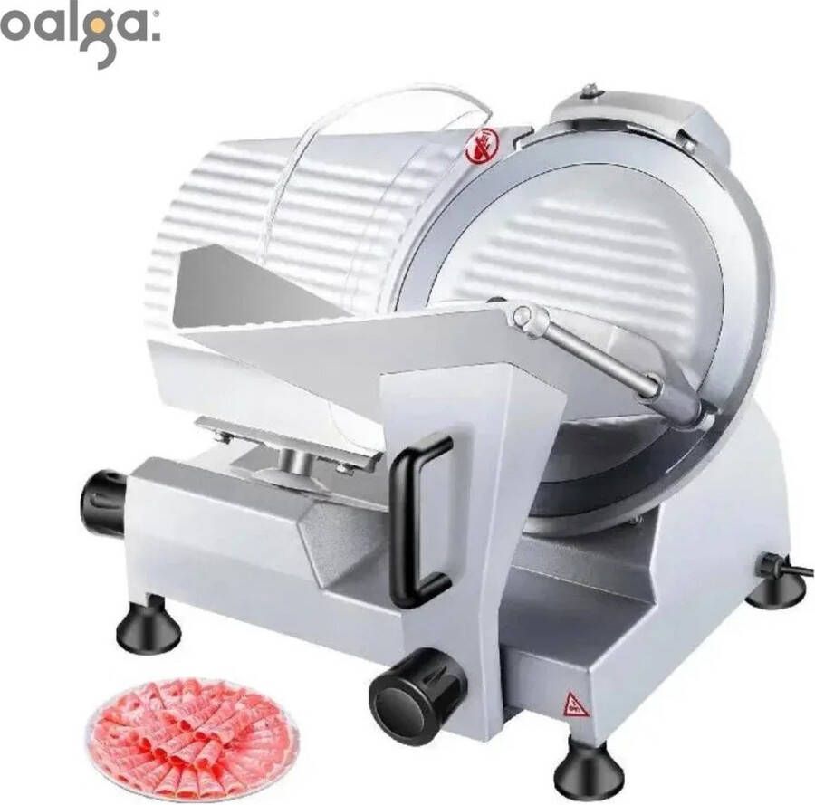 Onderweg online Vleessnijder Snijmachine Vleeswaren Snijmachine Vlees -10 Inch Blade Elektrische Eten Slicer Cutter Grinder Vlees Snijmachine Machine Voor Commerciële Deli Vlees Kaas Rundvlees Schapenvlees Kalkoen