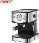 One Stop Shop HiBrew Koffie machine Barista koffiemachine Koffiezetapparaat Koffiebonen Cappuccino latte macchiato Ijskoffie Inox zilver - Thumbnail 2