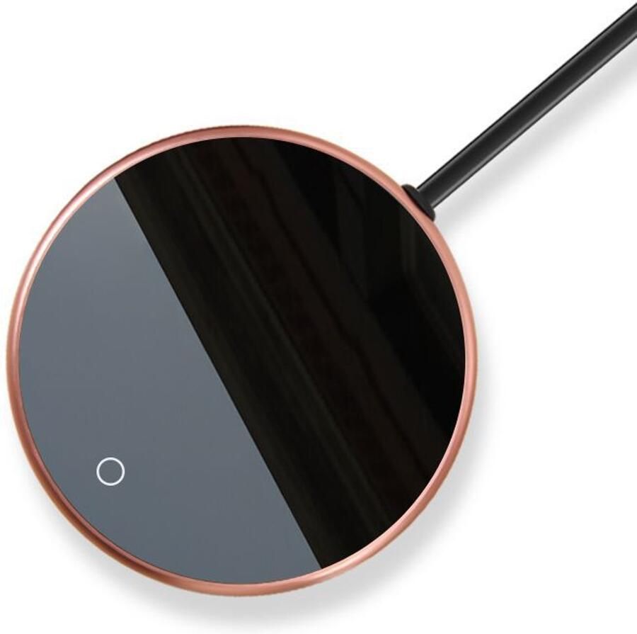 Oneay Kopjeswarmer met automatische uitschakeling – elektrische bekerwarmer voor kantoor geschikt voor koffie thee melk theepotten en kaarswas met gehard glazen verwarmingsplaat en metalen behuizing Goud