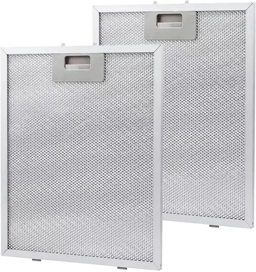 ONF3 2 Stuks Metalen Vetfilters voor Afzuigkap Universeel en Duurzaam 320 x
