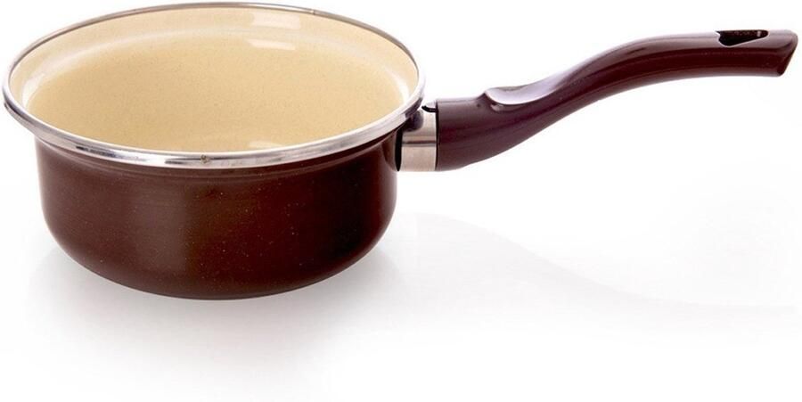 Orion Brown Serie Geëmailleerde Sauspan 14cm Retro Geschikt voor Alle Kookplaten