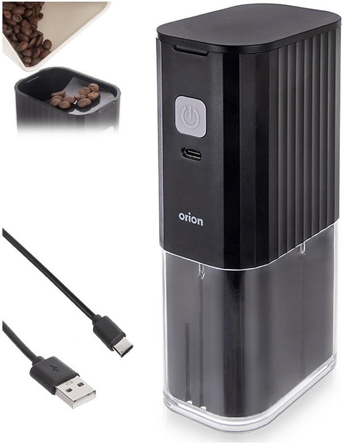 Orion Elektrische Koffiemolen Compact USB-oplaadbaar Draadloos