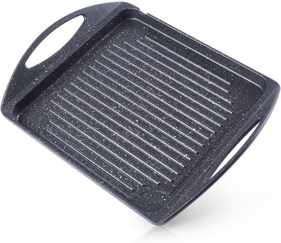 Orion GRANDE Serie Granieten Grillplaat 34x26 5 cm Niet-aanbakbaar Voor Alle Kookplaten