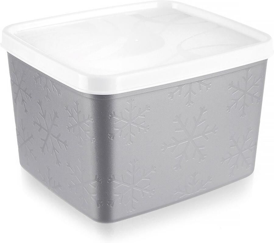 Orion Voedselcontainer met Deksel Grijs 1 l