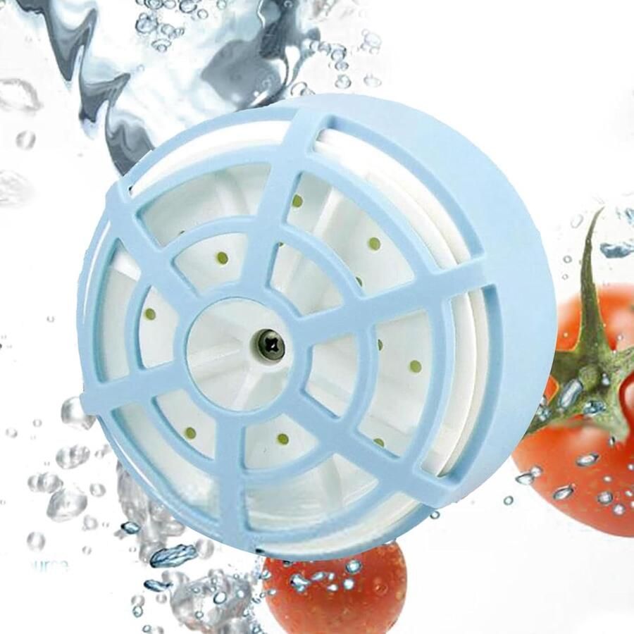 OUTARO Fruit- en groentewasmachine met reinigingsfunctie keukenhulpmiddel waterdicht ontwerp (geschikt voor onderdompeling) reinigingstechnologie voor effectieve reiniging