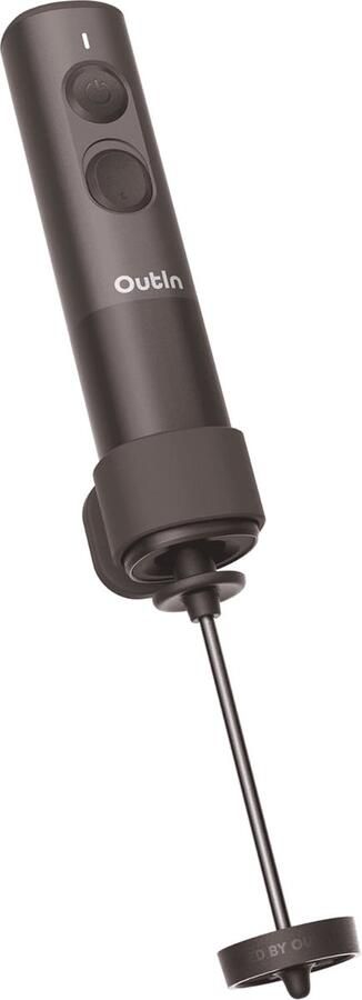 Outin LattoGo Draagbare Melkopschuimer Elektrische Melkopschuimer Oplaadbaar Microschuim 2 Snelheden Afneembare Garde Compact Voor Reizen Thuis En Kantoor