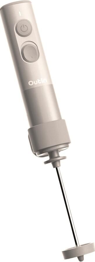 Outin LattoGo Draagbare Melkopschuimer Elektrische Melkopschuimer Oplaadbaar Microschuim 2 Snelheden Afneembare Garde Compact Voor Reizen Thuis En Kantoor