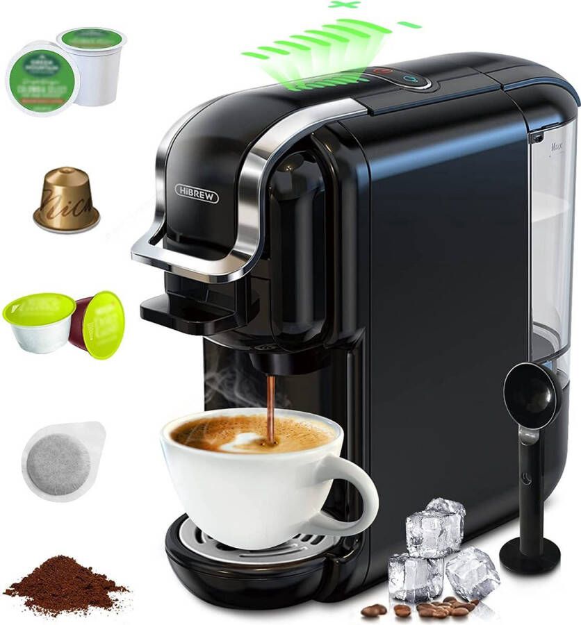 OxyFlowzy 5 in 1 koffiezetapparaat Koffie machine Meerdere capsules mogelijk