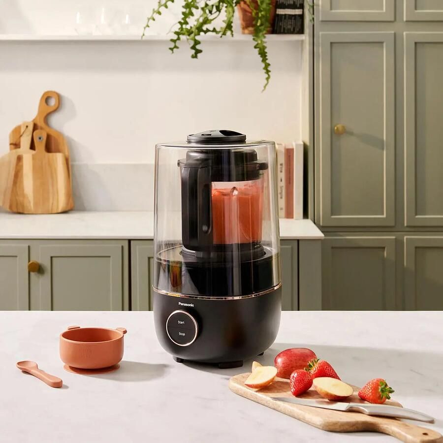 Panasonic Cooking Blender MX-HG4401KXE – Soepmaker & Blender – 1 2L Glazen Kan – 800W – Zwart