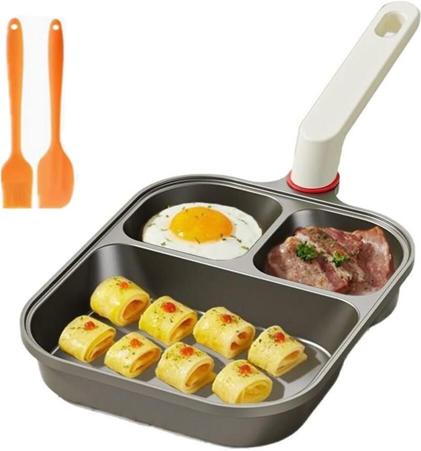 Pannenkoekenmaker 3-in-1 Titanium antiaanbaklaag