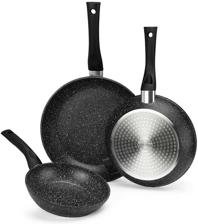 Pannenkoekenmaker 3 pannen 18 22 26 cm Antiaanbaklaag